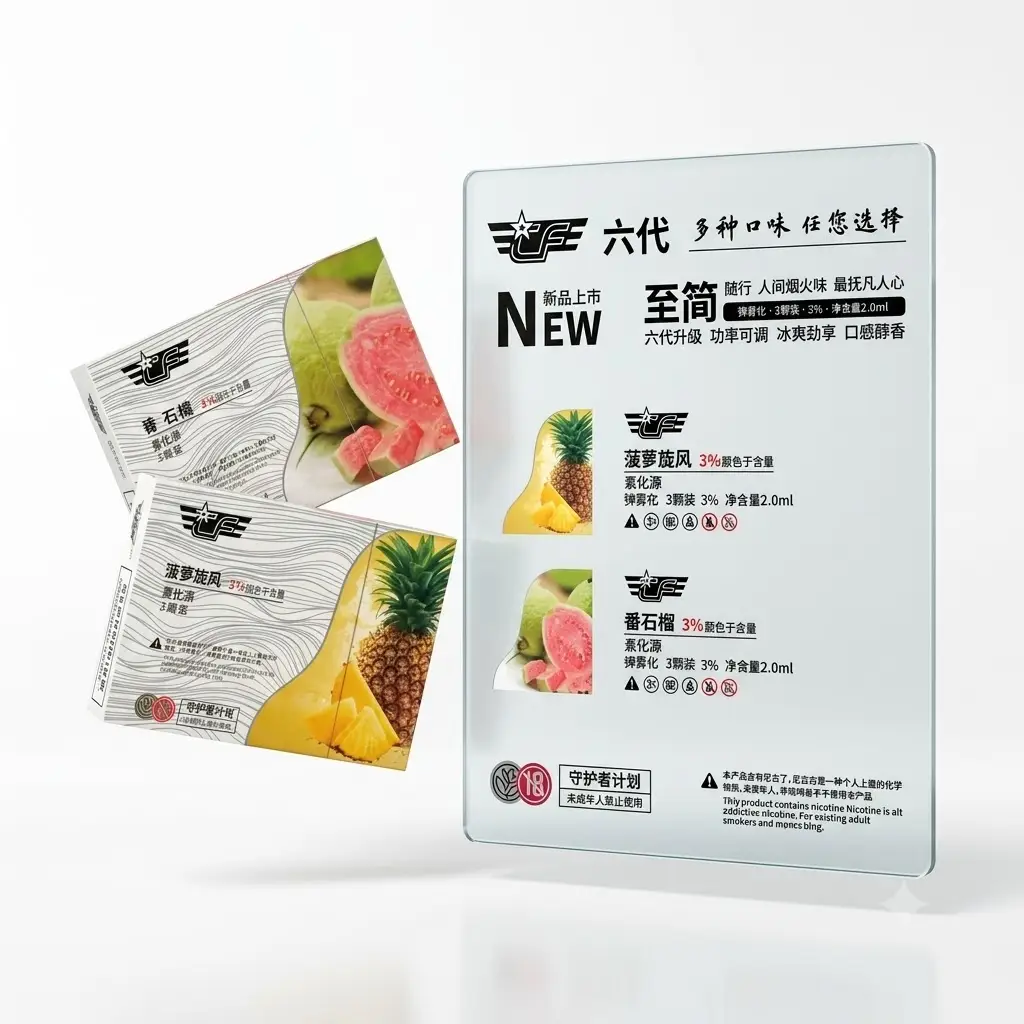 CF至简6代通用替换烟弹【1盒3颗】可调功率代用弹 顺滑大雾量 防漏耐抽**