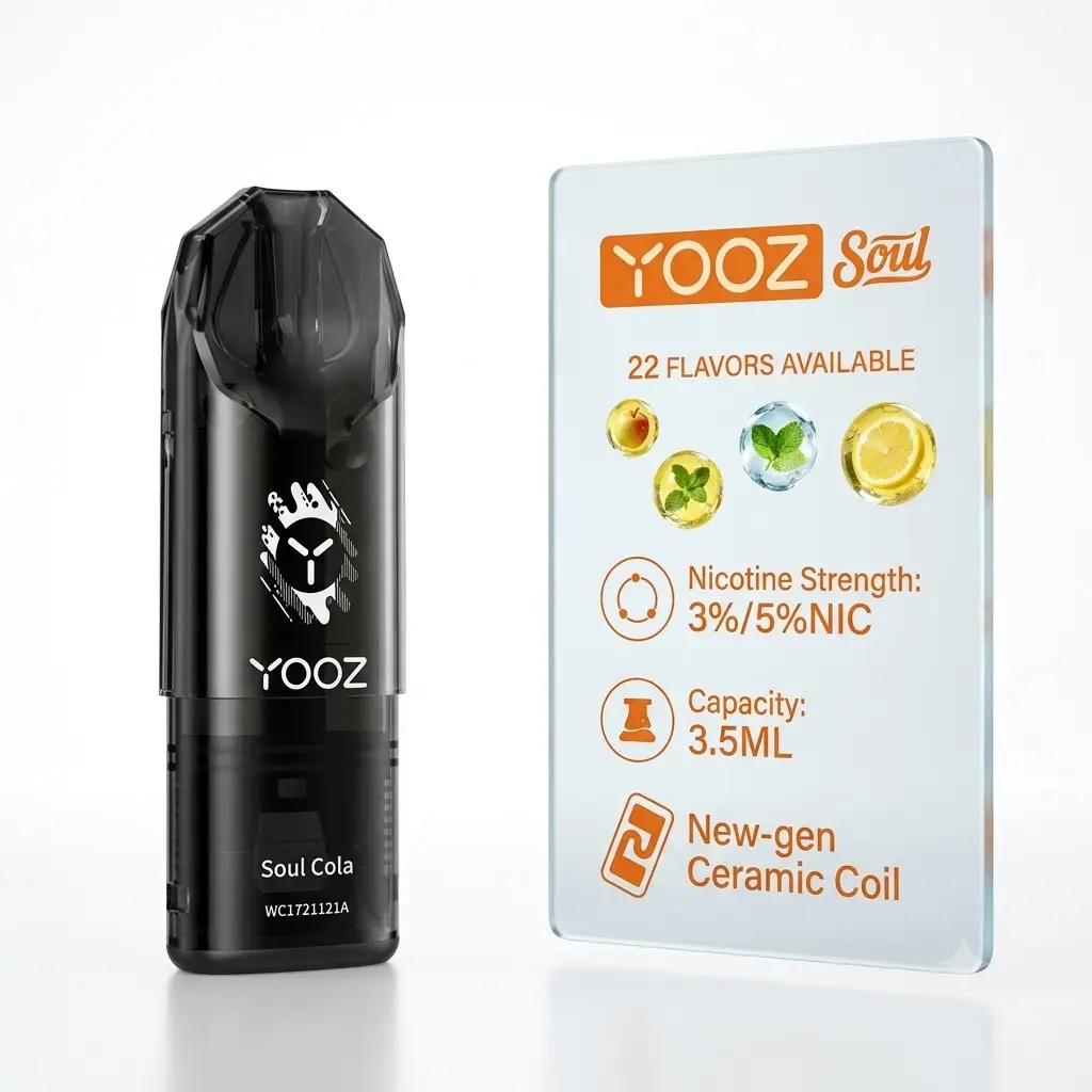 【口味可混 3颗1组】YOOZ柚子灵魂弹3.5毫升大容量通配烟弹 密封防漏 品质保证