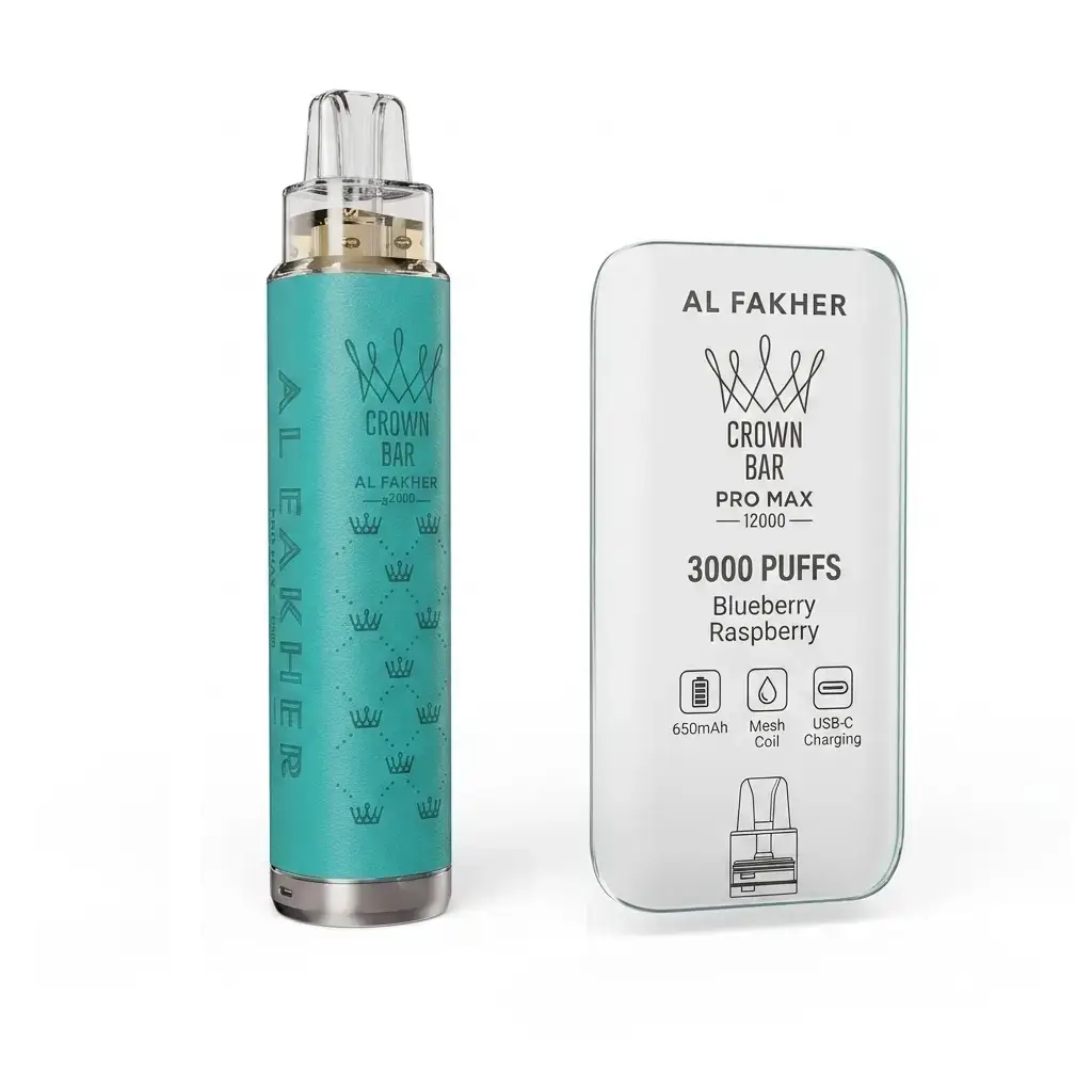 【2组送杆】Al Fakher 阿尔法赫 Crown Bar Mini 3K  1.0Ω网状芯磁吸换弹