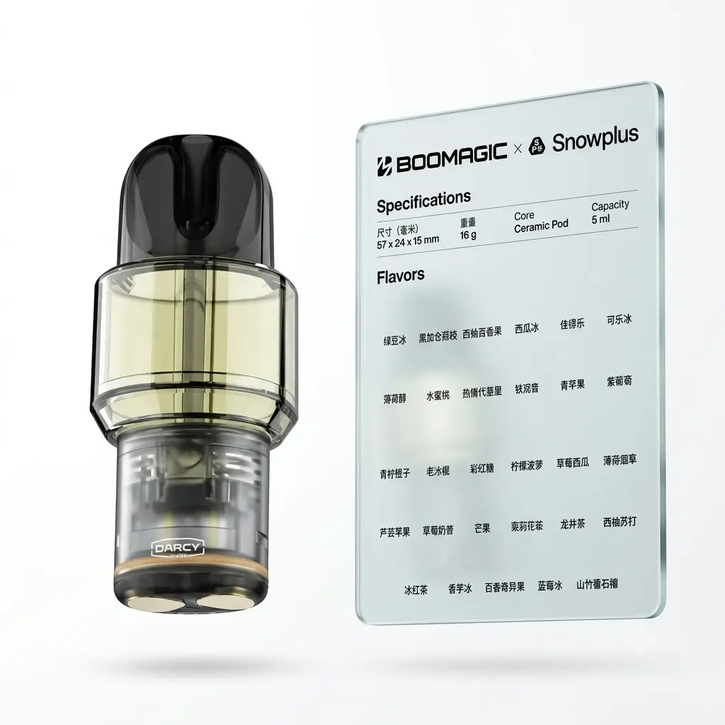 【3颗1组 口味可混】雪加UFO 5ML Snowplus 陶瓷芯通配烟弹 大容量顺滑口感